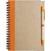 Notatnik ok. A5 z długopisem (V2389/A-07) - wariant pomarańczowy