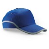 Czapka baseballowa z lamówką - VISINATU (KC6403-37) - wariant niebieski