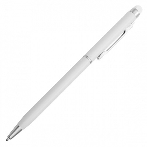 Długopis aluminiowy Touch Tip, biały  (R73408.06)