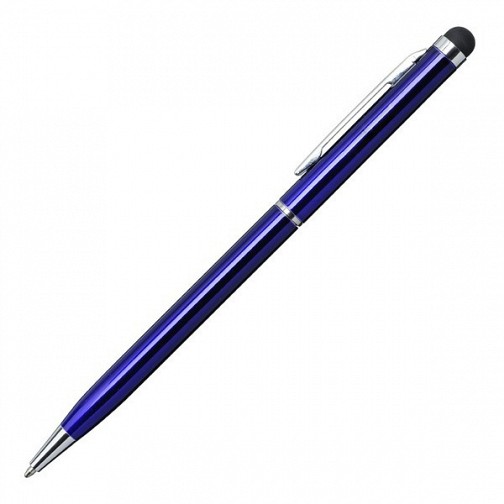 Długopis aluminiowy Touch Tip, niebieski  (R73408.04)