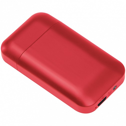 Zapalniczka ładowana na USB - czerwony - (GM-90976-05)
