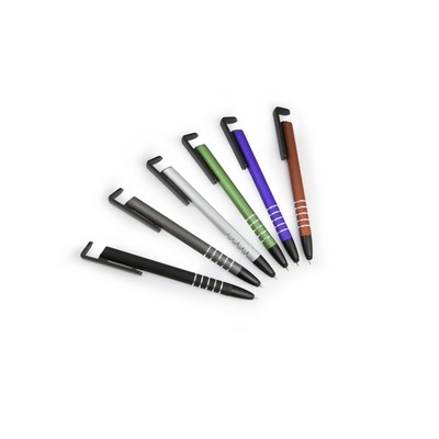 Długopis, touch pen, stojak na telefon (V1816-06)